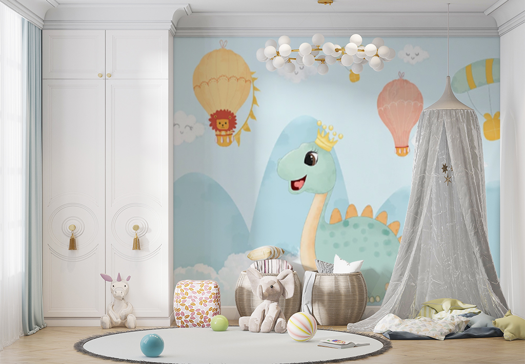 Фотообои и фрески - Милый динозаврик